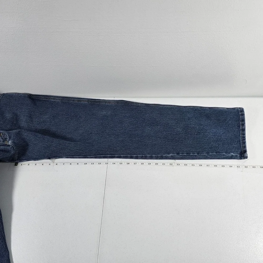 Wrangler RIGGS Workwear Mens Relaxed Fit Jeans Dark Wash 42x32 3WAC5MS‎ Blue